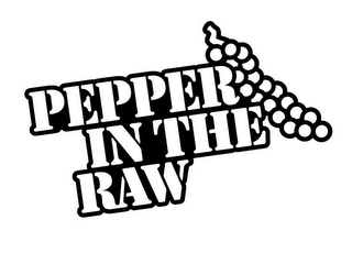 PEPPER IN THE RAW logo