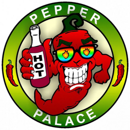 PEPPER PALACE HOT logo