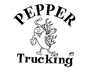PEPPER TRUCKING logo