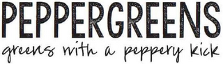 PEPPERGREENS GREENS WITH A PEPPERY KICK logo