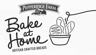 PEPPERIDGE FARM BAKE AT HOME ARTISAN CRAFTED BREADS logo