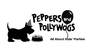 PEPPERS AND POLLYWOGS ALL ABOUT KIDS' PARTIES logo