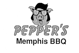 PEPPER'S MEMPHIS BBQ logo