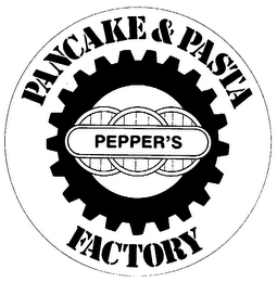 PEPPER'S PANCAKE & PASTA FACTORY logo
