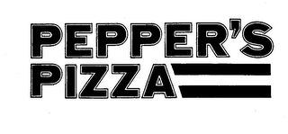 PEPPER'S PIZZA logo