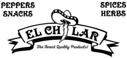 PEPPERS SNACKS SPICES HERBS EL CHILAR THE FINEST QUALITY PRODUCTS! logo