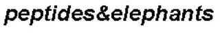 PEPTIDES&ELEPHANTS logo