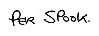 PER SPOOK. logo