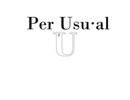 PER USU·AL PER U logo