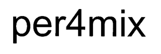 PER4MIX logo