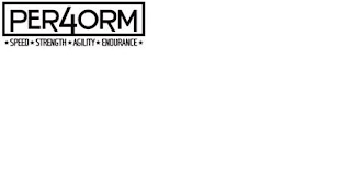 PER4ORM SPEED STRENGTH AGILITY ENDURANCE logo