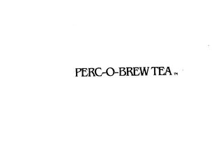 PERC-O-BREW TEA logo