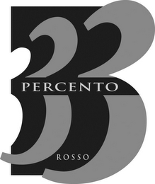 PERCENTO 33 ROSSO logo