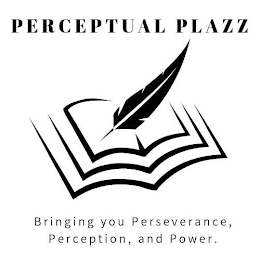 PERCEPTUAL PLAZZ BRINGING YOU PERSEVERANCE, PERCEPTION, AND POWER. logo