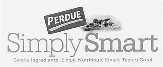 PERDUE SIMPLY SMART SIMPLE INGREDIENTS, SIMPLY NUTRITIOUS, SIMPLY TASTES GREAT logo