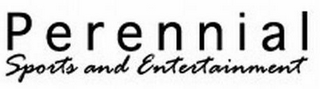 PERENNIAL SPORTS AND ENTERTAINMENT logo