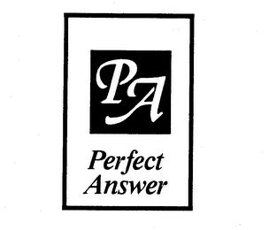 PERFECT ANSWER PA logo