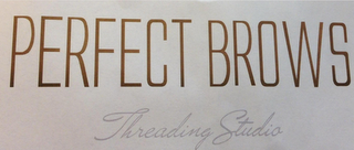 PERFECT BROWS THREADING STUDIO logo
