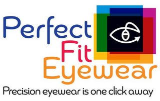 PERFECT FIT EYEWEAR PRECISION EYEWEAR IS ONE CLICK AWAY logo