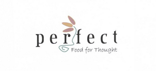 PERFECT FOOD FOR THOUGHT logo