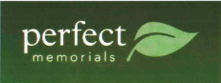PERFECT MEMORIALS logo