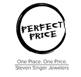 PERFECT PRICE ONE PLACE. ONE PRICE. STEVEN SINGER JEWELERS logo