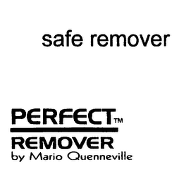 PERFECT REMOVER BY MARIO QUENNEVILLE logo