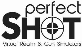 PERFECT SHOT VIRTUAL REALM & GUN SIMULATORS logo