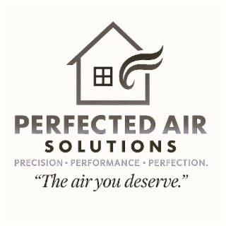 PERFECTED AIR SOLUTIONS PRECISION PERFORMANCE PERFECTION. "THE AIR YOU DESERVE." logo