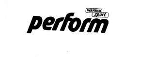 PERFORM WANDER SPORT logo