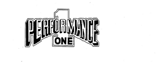 PERFORMANCE 1 ONE logo