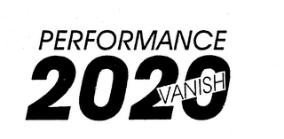 PERFORMANCE 2020 VANISH logo