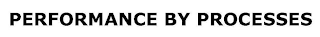 PERFORMANCE BY PROCESSES logo