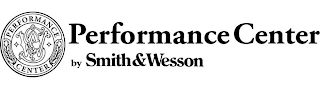 PERFORMANCE CENTER SW PERFORMANCE CENTER BY SMITH & WESSON logo