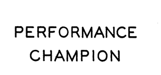 PERFORMANCE CHAMPION logo