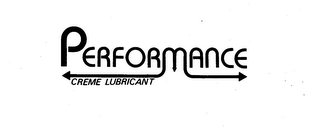 PERFORMANCE CREME LUBRICANT logo
