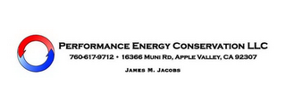 PERFORMANCE ENERGY CONSERVATION LLC 760-617-9712 · 16366 MUNI RD, APPLE VALLEY, CA 92307 JAMES M. JACOBS logo