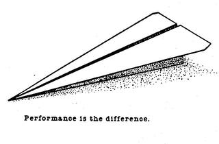 PERFORMANCE IS THE DIFFERENCE logo