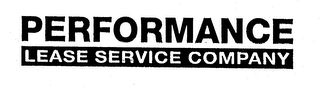 PERFORMANCE LEASE SERVICE COMPANY logo