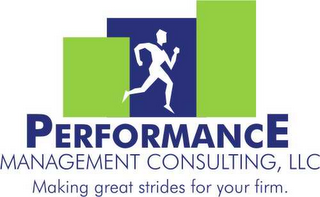 PERFORMANCE MANAGEMENT CONSULTING, LLC MAKING GREAT STRIDES FOR YOUR FIRM. logo