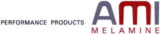 PERFORMANCE PRODUCTS AMI MELAMINE logo