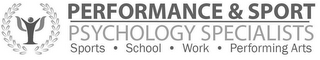 PERFORMANCE & SPORT PSYCHOLOGY SPECIALISTS SPORTS · SCHOOL · WORK · PERFORMING ARTS logo