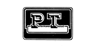 PERFORMANCE TESTED PT logo