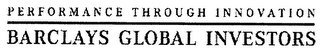 PERFORMANCE THROUGH INNOVATION BARCLAYS GLOBAL INVESTORS logo