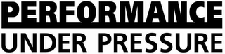 PERFORMANCE UNDER PRESSURE logo