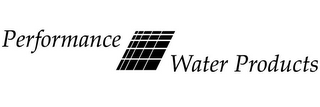 PERFORMANCE WATER PRODUCTS logo