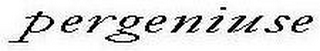 PERGENIUSE logo