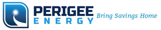 PERIGEE ENERGY BRING SAVINGS HOME logo