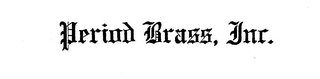 PERIOD BRASS, INC. logo