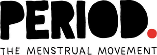 PERIOD. THE MENSTRUAL MOVEMENT logo